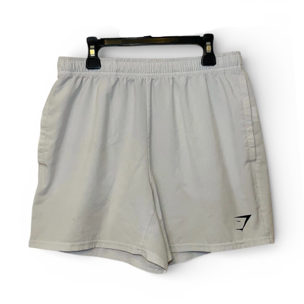 Gymshark Light Gray Athletic Shorts